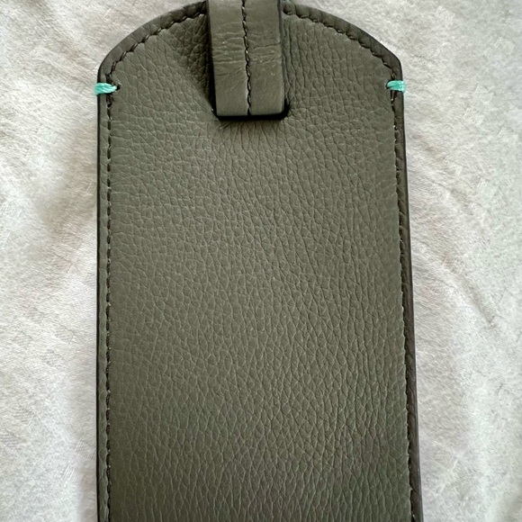 2 new in box Tiffany & Co Luggage Tags Full Grain Calf Leather - Picture 9 of 10